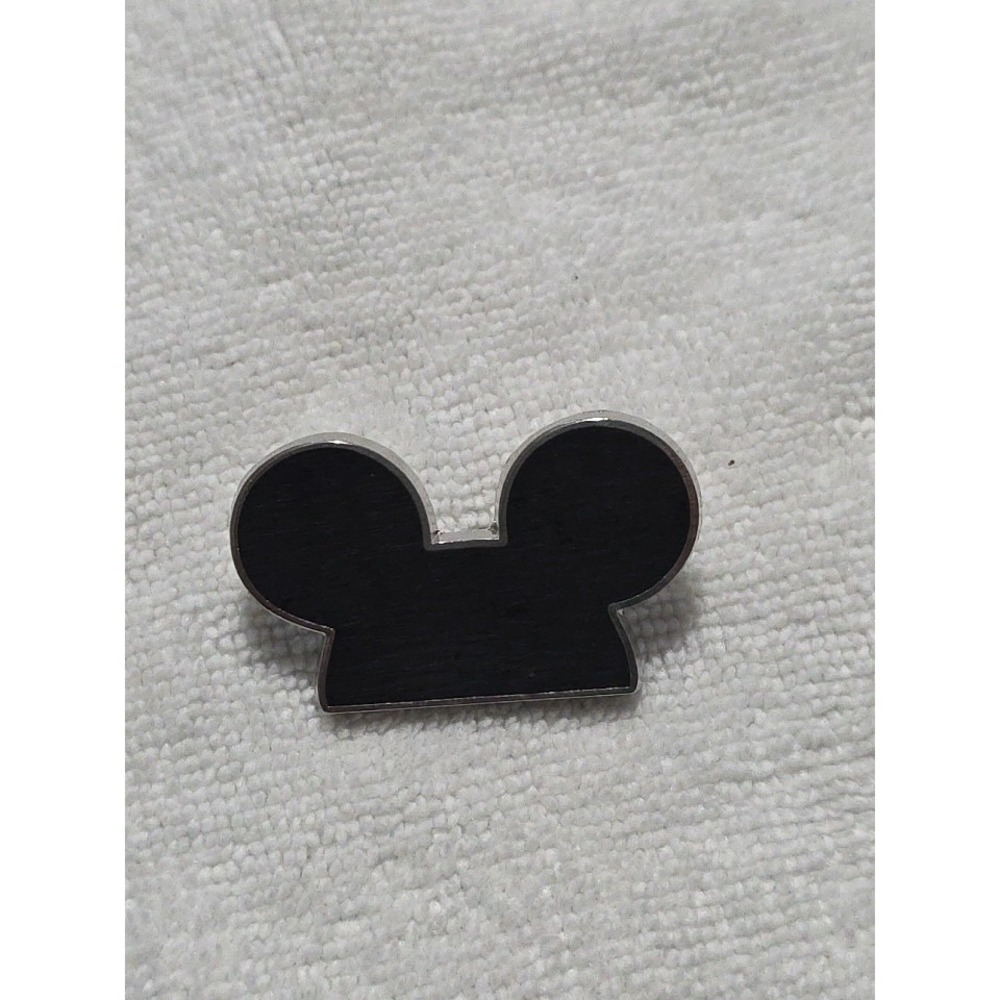 Disney Official Mickey Mouse Black Ear Hat Lapel / Hat Trade Pin - Walt Disney
